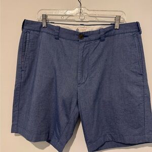 J. Crew Men's Blue Flat Front Shorts